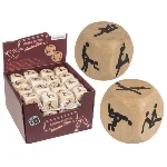 Дерев'яний кубик Kama Sutra Wooden Dice, 3x3 см - мініатюра 1