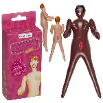 Надувна міні лялька Mini Blow Up Doll Mini Brunette, 66 см - мініатюра 1