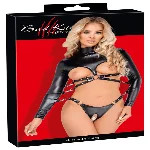 Боді - 2480506 Bad Kitty Bondage Body, black S - мініатюра 1