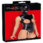 Боді з маскою - 2480484 Bad Kitty Body & Mask, black L - мініатюра 1