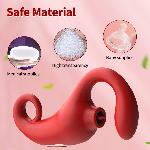 Вібратор - Merfi, 10 Vibration Functions, 10 Frequency Tongue Licking USB - мініатюра 5