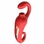 Вібратор - Merfi, 10 Vibration Functions, 10 Frequency Tongue Licking USB - мініатюра 9