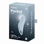 Вакуумний стимулятор - Satisfyer Pocket Pro 1 Blue - мініатюра 2