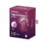 Кліторальний стимулятор - Satisfyer Tap & Climax 1 Red - мініатюра 6
