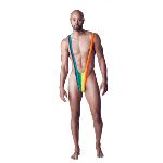 Чоловічі стрінги - Rainbow Mankini One Size - мініатюра 2