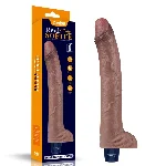 Вібратор - Real Softee Rechargeable Silicone Vibrating Dildo 11" (пошкоджено упаковку) - мініатюра 1