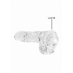 Фалоімітатор - Realrock Dildo 6" Transparent - мініатюра 3