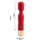 Вібромасажер - Vibrating Spear G-Spot Vibrator Red - мініатюра 3