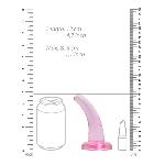 Фалоімітатор - Realrock Dildo 4,5" Pink - мініатюра 5