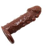 Насадка на член - Brave Man Penis Sleeve Brown - мініатюра 3