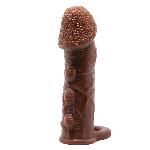 Насадка на член - Brave Man Penis Sleeve Brown - мініатюра 5