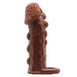 Насадка на член - Brave Man Penis Sleeve Brown - мініатюра 7