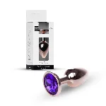 Анальна пробка - Jewellery Red Gold Plug Purple - мініатюра 1