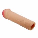 Насадка на член - Pretty Love Nile Penis Extender +1" Flesh - мініатюра 3