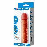 Насадка на член - Pretty Love Nile Penis Extender +1" Flesh - мініатюра 9