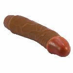 Вібратор - Barbara Jeff Vibrator 7,6" Brown - мініатюра 2