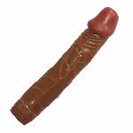 Вібратор - Barbara Bob Vibrator 8,8" Brown - мініатюра 3