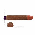 Вібратор - Barbara Bob Vibrator 8,8" Brown - мініатюра 4