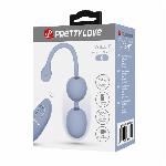 Вагінальні віброкульки - Pretty Love Willie Vibrating Kegel Balls Light Blue - мініатюра 7