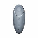 Кліторальний стимулятор - Satisfyer Tap & Climax 1 Bluegrey - мініатюра 2