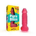 Мило член Pure Bliss 18 см Red - мініатюра 1