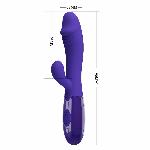 Вібратор - Pretty Love Snappy Vibrator Blue - мініатюра 8
