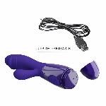 Вібратор - Pretty Love Snappy Vibrator Blue - мініатюра 9