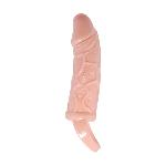 Насадка на член - Pretty Love Carson Vibrating Penis Sleeve Flesh - мініатюра 3