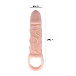 Насадка на член - Pretty Love Carson Vibrating Penis Sleeve Flesh - мініатюра 5
