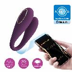 Вібратор - Pretty Love August Stimulator Dark Purple (App) - мініатюра 2
