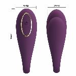 Вібратор - Pretty Love August Stimulator Dark Purple (App) - мініатюра 8