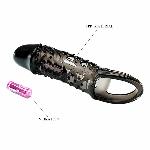 Насадка на член - Pretty Love Cecelia Vibrating Penis Sleeve Black - мініатюра 5