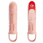 Насадка на член - Pretty Love Sloane Vibrating Penis Sleeve Flesh - мініатюра 2