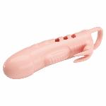 Насадка на член - Pretty Love Sloane Vibrating Penis Sleeve Flesh - мініатюра 5