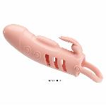 Насадка на член - Pretty Love Sloane Vibrating Penis Sleeve Flesh - мініатюра 6
