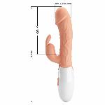 Вібратор - Pretty Love Easter Bunny Vibrator Flesh - мініатюра 9