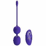 Вагінальні віброкульки - Pretty Love Willie Vibrating Kegel Balls Blue - мініатюра 5