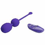 Вагінальні віброкульки - Pretty Love Willie Vibrating Kegel Balls Blue - мініатюра 7