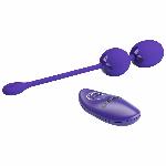 Вагінальні віброкульки - Pretty Love Willie Vibrating Kegel Balls Blue - мініатюра 8