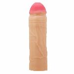 Насадка на член - Pretty Love Chane Penis Extender +2" Flesh - мініатюра 3