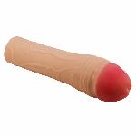 Насадка на член - Pretty Love Chane Penis Extender +2" Flesh - мініатюра 4