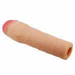 Насадка на член - Pretty Love Chane Penis Extender +2" Flesh - мініатюра 5
