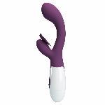 Вібратор - Pretty Love Butterfly Kiss Vibrator Dark Purple - мініатюра 4