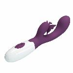 Вібратор - Pretty Love Butterfly Kiss Vibrator Dark Purple - мініатюра 5