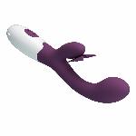 Вібратор - Pretty Love Butterfly Kiss Vibrator Dark Purple - мініатюра 6