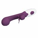 Вібратор - Pretty Love Butterfly Kiss Vibrator Dark Purple - мініатюра 7
