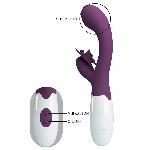 Вібратор - Pretty Love Butterfly Kiss Vibrator Dark Purple - мініатюра 8