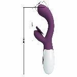 Вібратор - Pretty Love Butterfly Kiss Vibrator Dark Purple - мініатюра 10