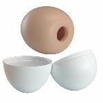 Мастурбатор - Pretty Love Pleasure Egg Masturbator Flesh - мініатюра 4