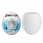 Мастурбатор - Pretty Love Pleasure Egg Masturbator White - мініатюра 2